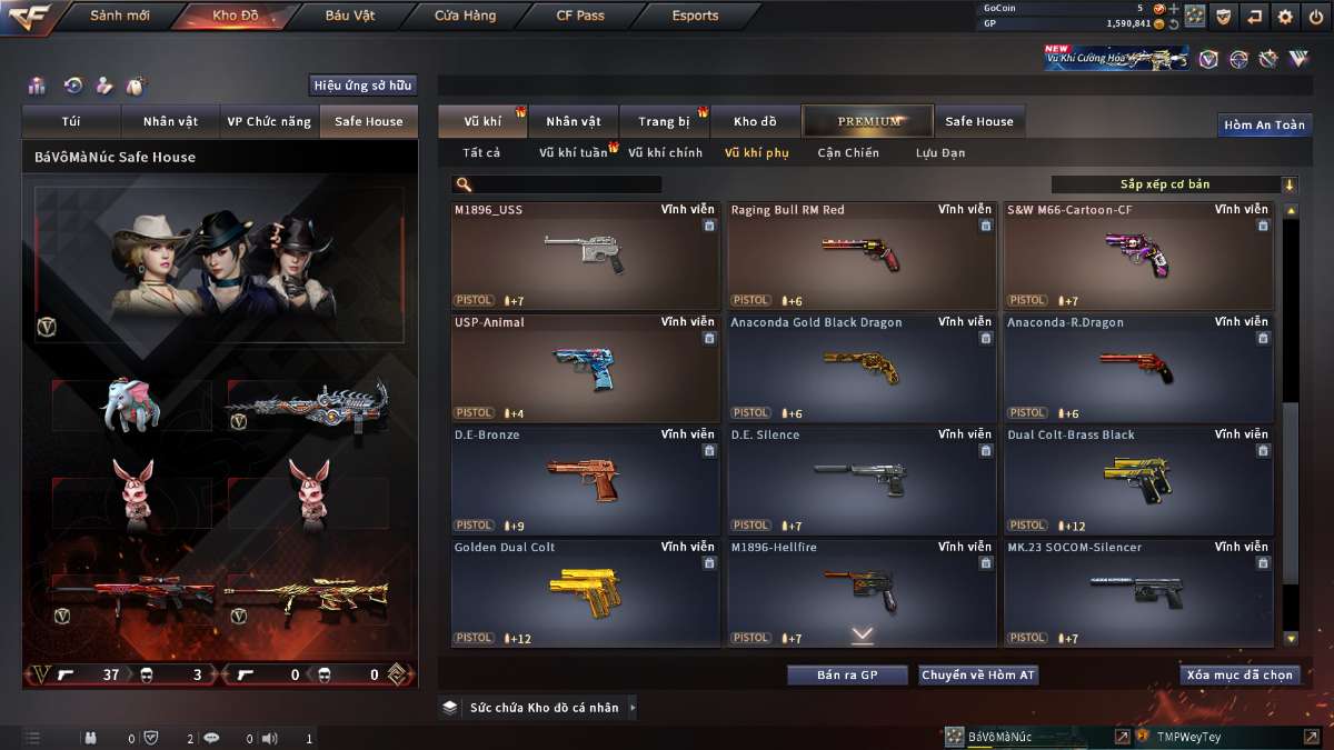 shop acc cf uy tin gia re